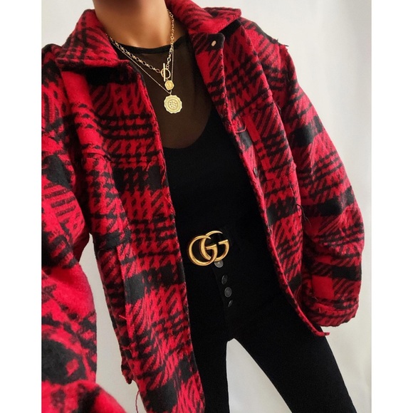 Vici Jackets & Blazers - Vici South Lake Plaid Shacket / Vici Jacket